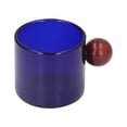 thumbnail image 1 of Glass Coffee Cup, 4 Ounce Mini Tea Cup With Wooden Handle For Coffee Beer Tea, 1 of 8