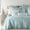 Blue, variant on Levtex Home - Pom Pom Quilt - Queen Quilt - White - Quilt (88x92in.) - Reversible - Cotton Fabric