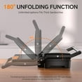 thumbnail image 2 of Panini Press Grill, 1000W Sandwich Maker with Non-Stick Coated Plates, Opens 180 Degrees for Any Size of Food, 3-in-1 Sandwich Press Electric Grill, Stainless Steel Surface and Removable Drip Tray, 2 of 5