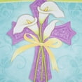 thumbnail image 4 of Northlight Easter Blessings Cross and Lilies Outdoor House Flag - 28" x 40", 4 of 7