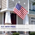 thumbnail image 2 of 3x5 Foot American US Flag - Vivid Color and UV Fade Resistant - Canvas Header and Double Stitched - USA Flags Polyester, 2 of 4