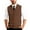 BB02_Brown, variant on Men's Knit Sweater Vest Solid Color V Neck Button Down Sleeveless Cardigan Vest Pink L