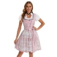 thumbnail image 2 of Oktoberfest Outfits for Women Dirndl Dress for German Traditional Bavarian Costume Pink XXXL, 2 of 6