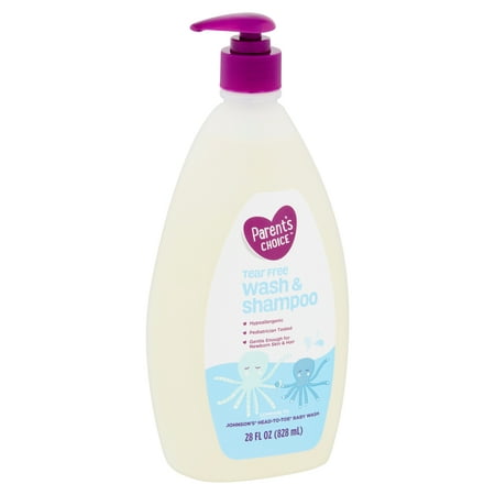 Parent's Choice Tear-Free Baby Wash & Shampoo, 28 fl (Best Natural Baby Wash And Shampoo)