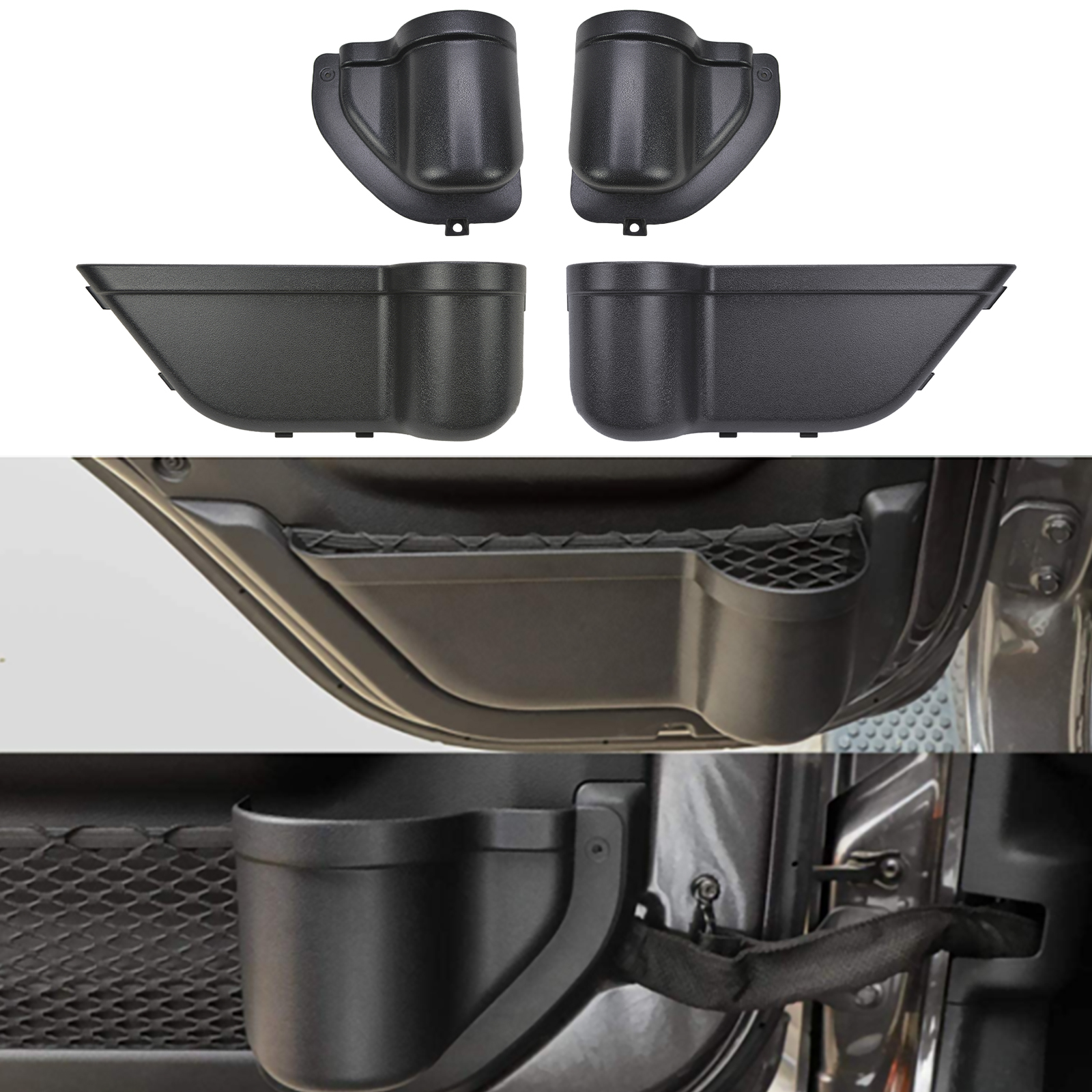 YOMTOVM Rear Cup Holder Floor Console Mounted Drink Holder Rear Seat