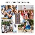 thumbnail image 6 of Sikiie Mandala Basketball Jersey Reversible Men's Mesh Athletic Sports Shirts Training Practice S-4XL3X-Large, 6 of 6