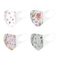 thumbnail image 2 of Mascarilla 3D para niños con estampado de dibujos animados para bebés, mascarilla protectora desechable transpirable para niños y niñas y estudiantes, 2 of 4