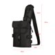 thumbnail image 4 of Bolsa cho Hombro Bolsa Bandolera de Nylon Color Negro para Actividad al Aire Libre Sunnimix Molle bolso de hombro, 4 of 8