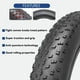 thumbnail image 4 of NeumáTico de Bicicleta, NeumáTicos de Bicicleta NeumáTicos de Bicicleta EléCtrica de Reemplazo Plegables Compatible con Bicicleta de Nieve de MontañA , 20X4.0 Pulgadas, 4 of 5