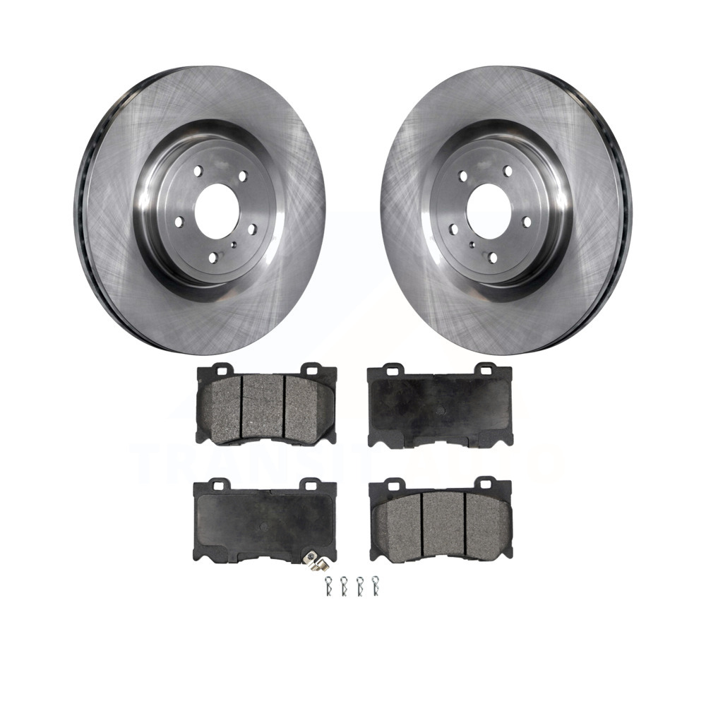 Front Disc Brake Rotors And Ceramic Pads Kit For Nissan Pathfinder Infiniti Qx4 K8a 104767