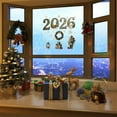 thumbnail image 6 of Luoshdecor 2026 Christmas Window Clings,New Years Eve Window Decorations,Santa,Wreath,Snowflake Stickers for Party Holiday Home Decor, 6 of 6