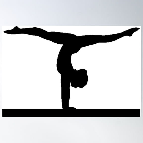 Gymnast 02 Poster Wall Art, Modern Wall Decor, 8x12 UNFRAMED