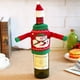 thumbnail image 1 of Juego de cubiertas de suéter de punto para botella de vino de Navidad Adornos de Navidad Juego de champán de comida occidental de Navidad 4pacs JAMW Sencillez, 1 of 5