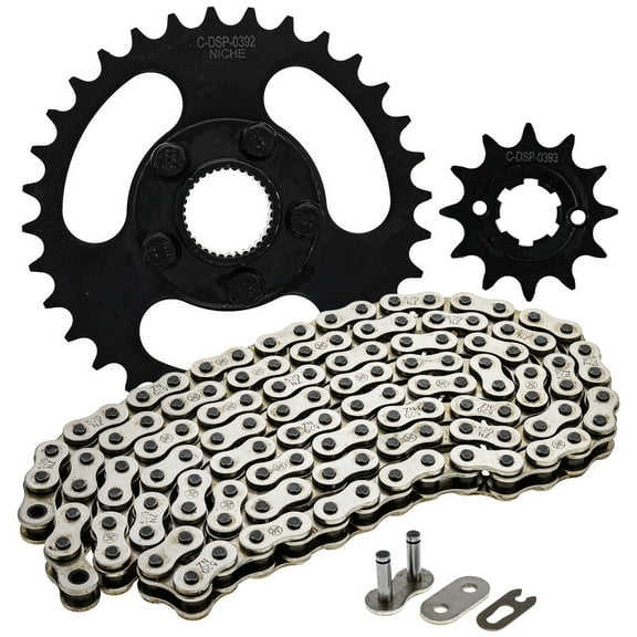Niche Sprocket Chain Set for Polaris RZR 170 12/32 Tooth 520 Front Rear Kit MK1014361