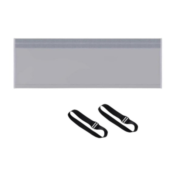 Cubierta de ventilación para conducto de manguera de 20 x 60 pulgadas, extraíble, ligera Gris