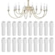 thumbnail image 4 of Zócalos De Base De Candelabro E12, Fundas Para Velas Fáciles De Reemplazar, Fundas Decorativas Realistas De 4 Pulgadas Para El Hogar Y El Restaurante ANGGREK Descripción de la referencia, 4 of 5