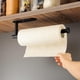 thumbnail image 4 of Porta toallas de papel, acero inoxidable SUS304, negro mate, adhesivo o taladro, accesorio para cocina y baño que ahorra espacio y no se oxida, 4 of 5