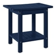 thumbnail image 3 of WestinTrends Sage HDPE Poly Plastic Waterproof Bathroom Shower Bench, Navy Blue, 3 of 14
