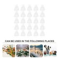 thumbnail image 2 of Milisten 100pcs Small Bags Organza Candy Bag White Wedding Party 3.54X2.75X0.04in, 2 of 8