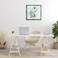 thumbnail image 4 of Stupell Industries Contemporary Blue & Grey Abstract Gray Floating Frame Canvas Art, 25 x 25, by June Erica Vess, 4 of 8