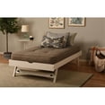 thumbnail image 5 of Kodiak Furniture Boho Wood Pop Up Bed in White with Linen Stone Mattress, 5 of 5