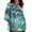 Blue, variant on Plus Size Linen T Shirts Womens Floral/Dots Printed Crewneck Loose Graphic Tees 3/4 Sleeve Summer Fall Tops S-5XL (L, Red)