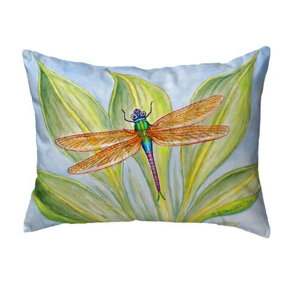 Betsy Drake  11 x 14 in. Dicks Dragonfly Small No-Cord Pillow