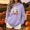 Purple, variant on Molidfa Women's Cartoon Ghost Hoodie Candy Pumpkin Halloween Graphic Sweatshirt