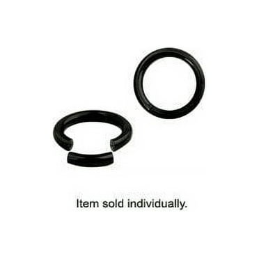 Anodized Titanium Over Surgical Steel Segment Ring (14 & 16 Gauge)