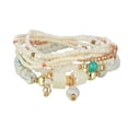 thumbnail image 1 of Riforla Stackable Bead Bracelets Ladies Mens Stretch Multilayer Bracelet Set Multicolor Jewelry Womens Jewelry D, 1 of 4