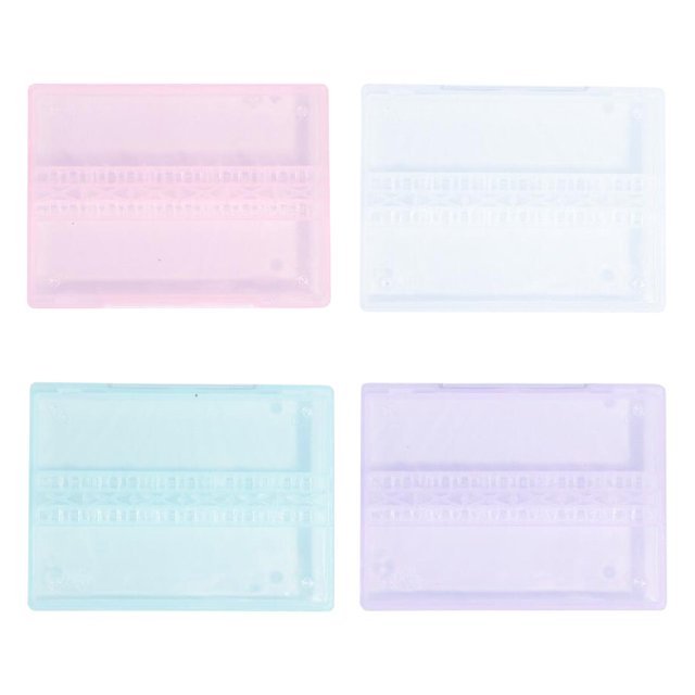 EeaseCA 4 Pcs Boîtes de Finition pour Perceuses à Ongles, Boîtes de Rangement pour Outils de Polissage