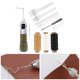 thumbnail image 4 of Kit profesional de costura con punzón y 3 hilos encerados de colores para lona de vela Grano de madera antiguo, 4 of 8
