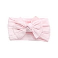 thumbnail image 2 of Wide Headbands for Girls Cute Head Bands Size 1-3 Toddlers Kids Trendy Bowknot Stretchy Solid Color Soft Warm Headband, 2 of 4