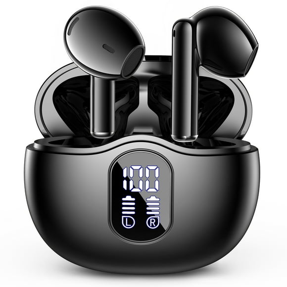Écouteurs Sans Fil, Écouteurs Bluetooth 5.4 2025 Hi-Fi Stéréo 3D Basses, 4 Micros Réduction de Bruit ENC, 36h USB-C Intra-Auriculaires, Étanche IP7 Sport pour Ordinateur Portable Android iOS