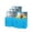 A-133Blue, variant on WYanRUI Large Capacity Aluminum Foil Insulated Cooler Tote Bag, Reusable Thermal Grocery Shopping Carrier for Hot Cold Food Picnic Catering Construction Site Meal Transport
