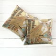 thumbnail image 6 of Ambesonne Fox Throw Pillow Cover 2 Pack, Fluffy Fox in the Forest, 18", Pale Coffee, 6 of 7
