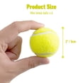 thumbnail image 3 of Pet Prime Pelota de tenis de juguete para perros, 6 unidades, 2 pulgadas, para lanzador automático de pelotas, pelotas interactivas para mascotas para entrenamiento de ejercicio, juego de búsqueda par, 3 of 6