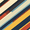 Retro Colorful Stripes, variant on FORMRS 3 Ring Binder with Pockets 1.5" D-Rings Clip Board 200 Sheets Capacity, Window Space