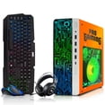 thumbnail image 1 of Restored HP G4 Gaming Desktop Computer PC Phoenix Intel i5,16GB RAM,256GB SSD OS + 2x500GB HDD,GT 730 Graphics,RGB KBM with AI Copilot,WiFi,RGB Headphone,Windows 11, 1 of 8