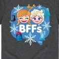 thumbnail image 3 of Disney Emoji - Anna Elsa Bffs - Toddler And Youth Short Sleeve Graphic T-Shirt, 3 of 5