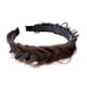 thumbnail image 2 of Diadema para El Cabello, Diadema Ancha, Peinado para El Cabello, Banda para El Cabello Gruesa, Banda para El Cabello para M Marron oscuro, 2 of 8
