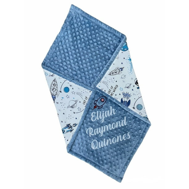 Baby Blanket Boy Space Baby Blanket Custom Baby Blanket Spaceship
