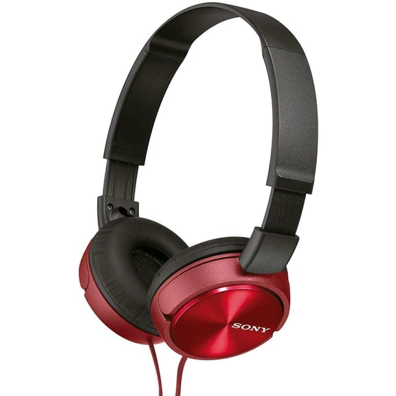 Sony MDR-ZX310AP/R Extra Bass Smartphone Headset (Red)