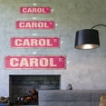 thumbnail image 2 of CAROL Vintage Aluminum Street Sign Childrens Name Room Metal Sign rustic metal tin | Indoor/Outdoor |  24" Wide, 2 of 4