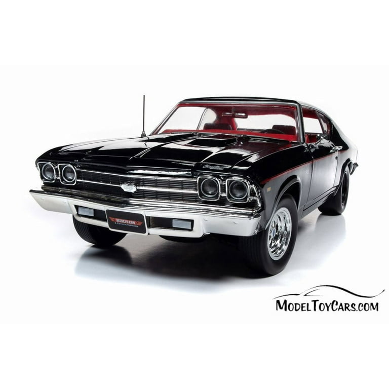 1969 Chevy Chevelle SS 396 Hardtop, Tuxedo Black - Auto