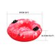 thumbnail image 4 of Tomo de Nieve, Tomo de Trineo de Pvc Grueso Con Doble Reforzado, Asiento Profundo Incritable Para Acampo, Excursiones, Nieve -25 Grados Celsius, Navidad para Niños y Adultos Adultos, 4 of 7