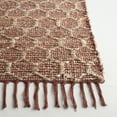 thumbnail image 4 of SAFAVIEH Cape Cod Fallon Geometric Area Rug, Rust/Natural, 6' x 6' Square, 4 of 11