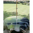 thumbnail image 2 of Outdoor Tablecloth with Umbrella Hole, Zen Stones Spillproof Waterproof Outdoor Table Cover, Nature Water Reflection Country Botanical Patio Tablecloths for Party/Garden/Picnic, Round 54 inch, 2 of 9