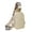 Beige, variant on Women Chest Bag Sling Bag Small Crossbody PU Leather Satchel Daypack for Lady Shopping Travel Fashion Shoulder Strap