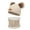 Beige, variant on Spencer 2Pcs Kids Winter Beanie Hat and Scarf Set Warm Knitted Fleece Lined Ski Pom Pom Cap for Boys Girls "White"